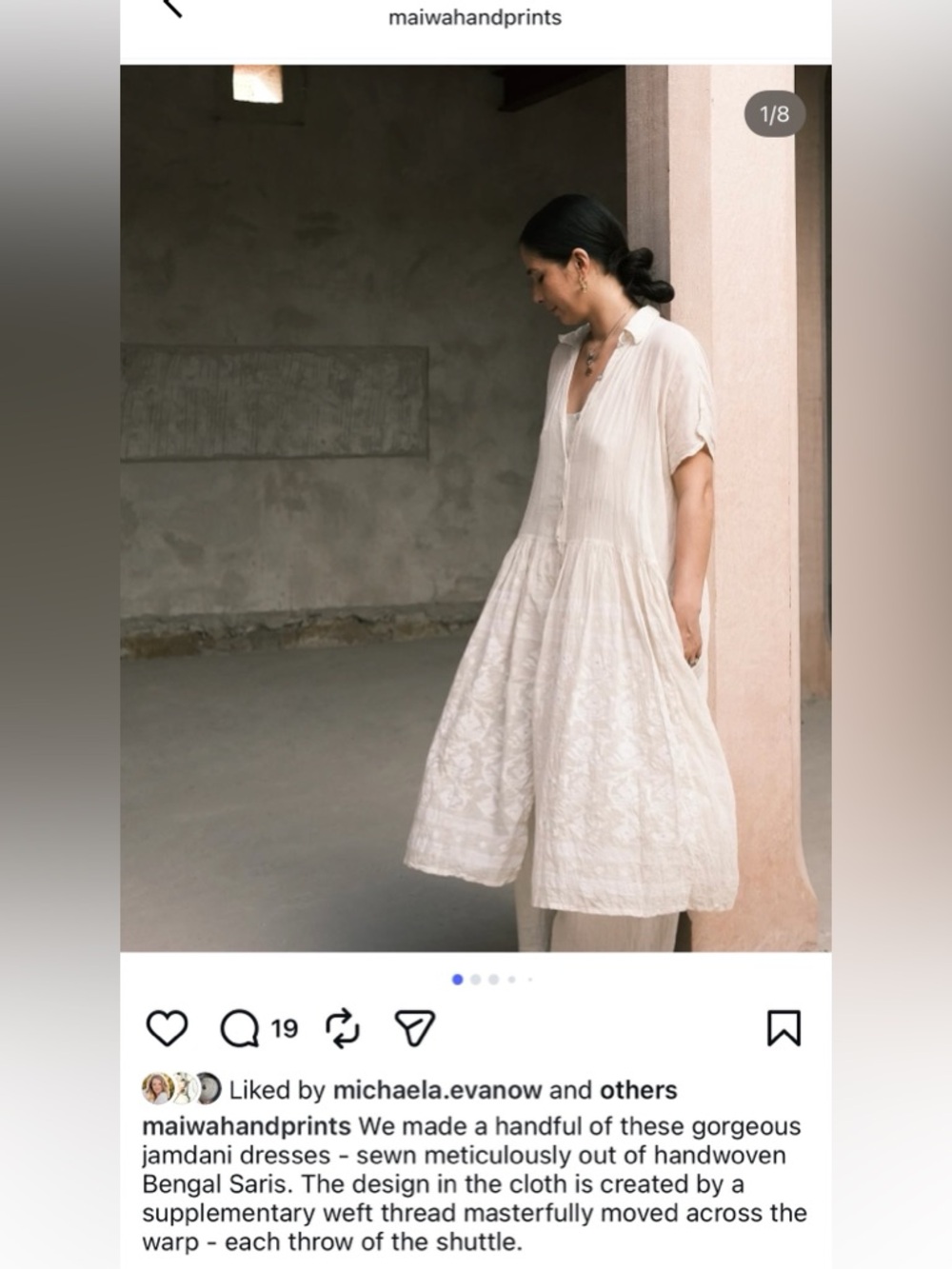 MAIWA Jamdani Dress - Picture 5 of 5
